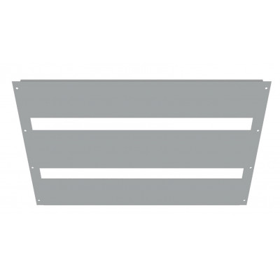 Фотография Пластрон FORT высотой 500мм под 2 уровня мод. авт. выкл. для шкафа шириной 1000мм (3шт.) EKF PROxima, артикул FMP50100