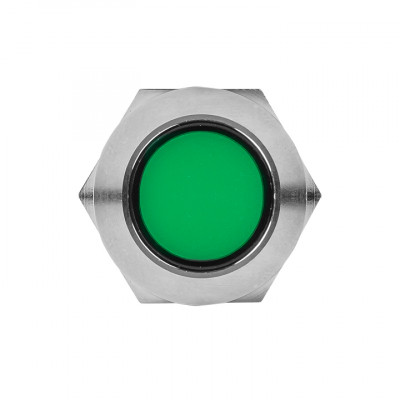 Фотография Лампа зеленая сигнальная S-Pro67 19 мм 24В EKF PROxima, артикул s-pro67-322