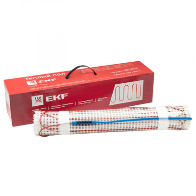 Фотография Мат нагревательный  двухжильный Уют  1,5  кв. м. 225 Вт EKF Proxima, артикул nm2-225-1.5