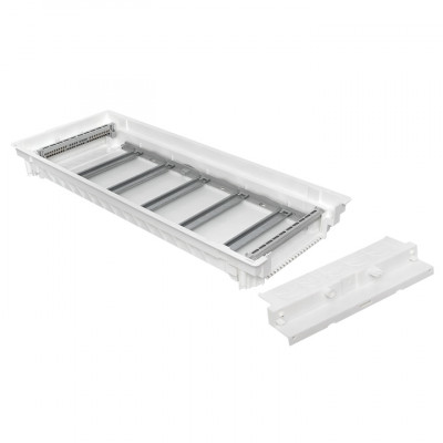 Фотография Основание силового щита Nova (с DIN-рейками) 60 модулей IP40 EKF PROxima, артикул nv-pbase-60