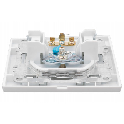 Фотография Минск Розетка TV 1-местная СП бел. 75Ом 5-862МГц EKF Basic, артикул ERA00-027-10