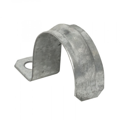 Фотография Скоба металлическая однолапковая d31-32 мм (10 шт) EKF PROxima, артикул sm-1-31-32-r