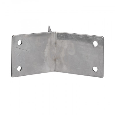 Фотография Держатель кровельный на конёк, 100/65мм, NI EKF PROxima, артикул lp-d2202-ni