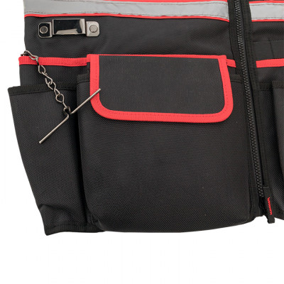 Фотография Универсальный регулируемый жилет монтажника С-22 EKF Master, артикул C-22