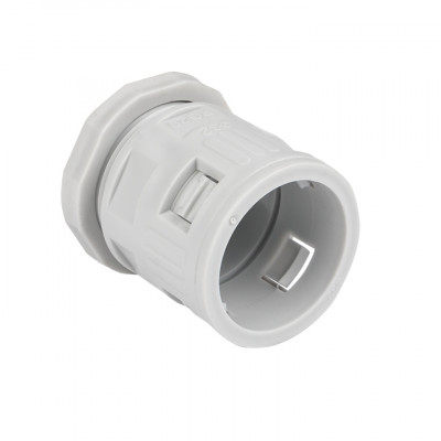 Фотография Коннектор для гофрированной трубы (32мм.) (10шт.) Plast EKFPROxima, артикул kn-t-32