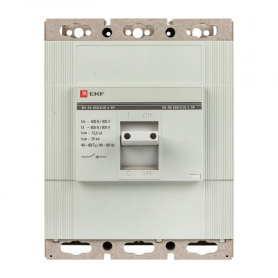 Фотография Выключатель нагрузки ВН-99 800/630А 3P EKF PROxima, артикул sl99-800-630