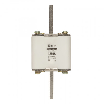 Фотография Плавкая вставка ППН-41 1250/1250А габарит 4 EKF PROxima, артикул fus-41/1250