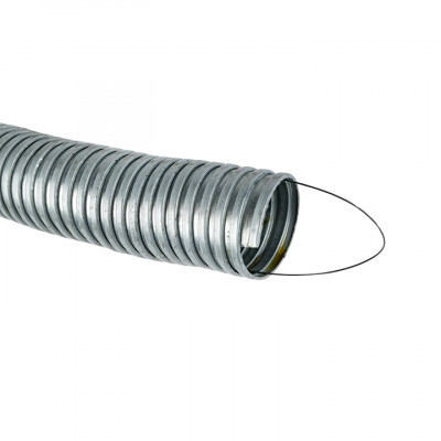 Фотография Металлорукав Р3-ЦХ-32 с протяжкой (25 м) EKF PROxima, артикул mrzn-32-25