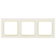 Фотография Стокгольм Рамка 3-местная белая с линией цвета зеленый EKF PROxima, артикул EAM-G-302-10