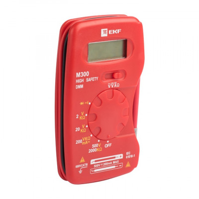 Фотография Мультиметр цифровой M300 EKF Expert, артикул In-180701-pm300