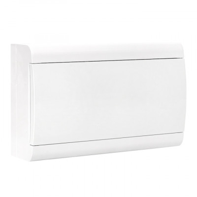 Фотография Щит распределительный ЩРН-П-15 (пром. упаковка) белая дверца IP41 EKF Basic, артикул pb-n-15w-bas