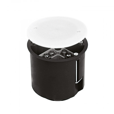 Фотография Коробка универсальная КМП-020-029 углубленная с металлическими лапками, клеммником и крышкой (80х70) EKF PROxima, артикул plc-kmp-020-029