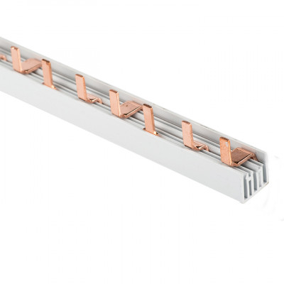 Фотография Шина соединительная типа PIN для 3-ф нагр. 63А 54 мод. EKF PROxima, артикул pin-03-63