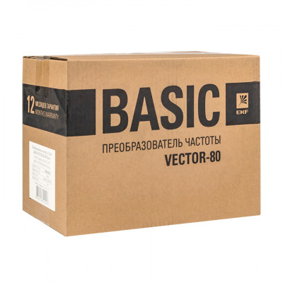 Фотография Преобразователь частоты 7,5 кВт 3х400В VECTOR-80 EKF Basic, артикул VT80-7R5-3B