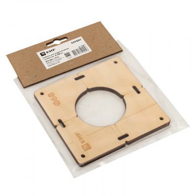 Фотография Шаблон для подрозетников c 1 отв. диам. 68 мм EKF Expert, артикул sh-d68-1