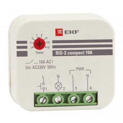 Фотография Импульсное реле RIO-2 compact 10А EKF PROxima, артикул rio-2k-10