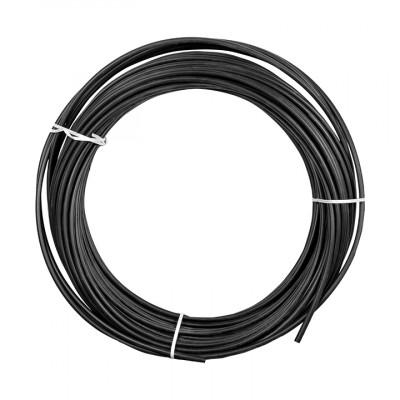 Фотография Труба гладкая ПНД жесткая d16 мм (100 м) черная EKF-Plast, артикул tpndg-16