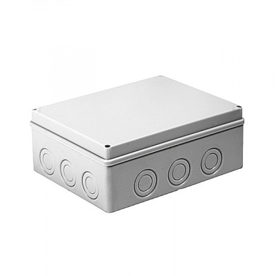 Фотография Коробка распаячная КМР-050-047 пылевлагозащищенная без мембранных вводов (240х190х90) EKF PROxima, артикул plc-kmr-050-047