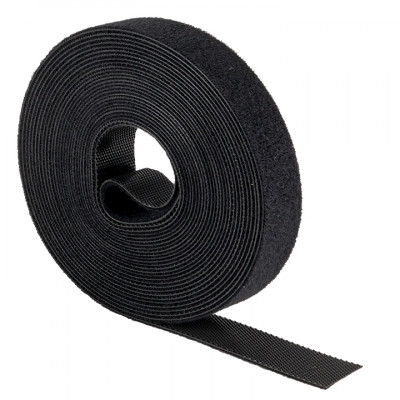 Фотография Хомут-липучка 20 мм (5м ролл) черный EKF PROxima, артикул hlft-2-b