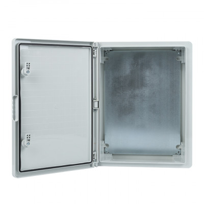 Фотография Бокс пластиковый с монтажной платой 500х400х180 мм IP65 EKF PROxima, артикул PB65MP006