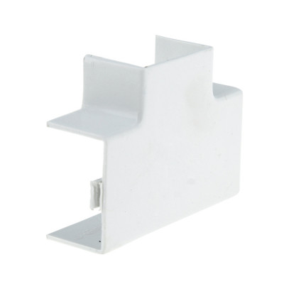 Фотография Угол Т-образный (12х12) белый EKF-Plast, артикул t-12-12