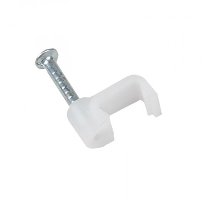 Фотография Скоба крепежная квадратная (плоская)  (4мм.) (50шт.) EKF PROxima, артикул plcn-ss-4