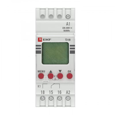 Фотография Таймер электронный ТЭ-80 EKF PROxima, артикул te-80