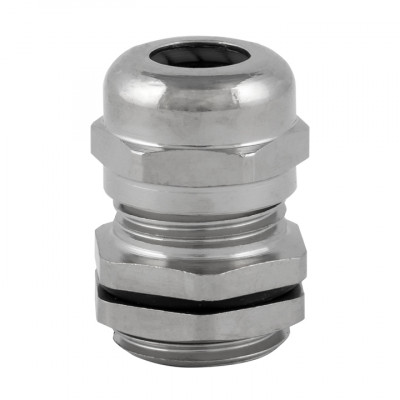 Фотография Сальник металлический MGM16 IP68 d проводника 4-8 мм. PROxima, артикул plc-mgm-16