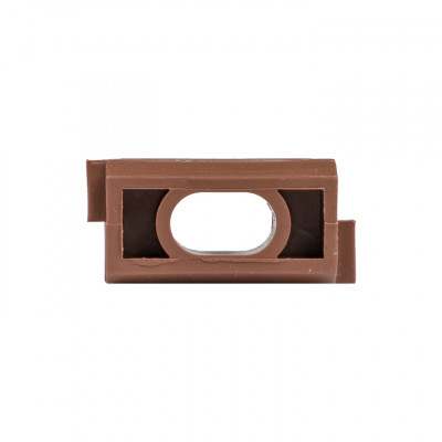 Фотография Крепеж-клипса d16 мм (10 шт) темное дерево EKF-Plast, артикул derj-z-16d