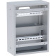 Фотография ЯУР с двумя DIN-рейками (400х300х150) EKF Basic без задней стенки, артикул uerm2-din-400-bas