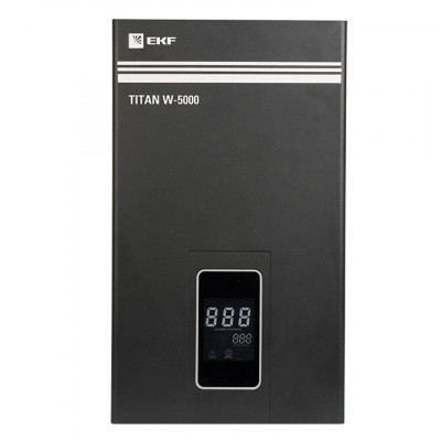Фотография Стабилизатор напряжения настенный TITAN W-5000 EKF PROxima, артикул stab-w-5000