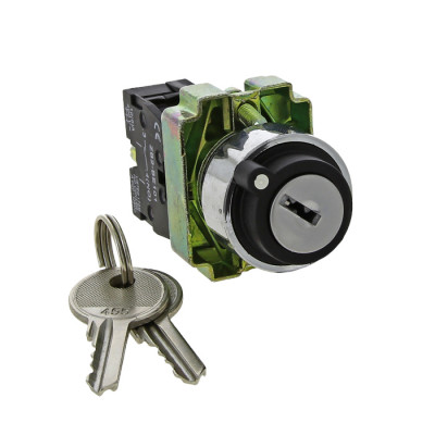 Фотография Переключатель BG73 3P с замком возвратный 2NO EKF PROxima, артикул xb2-bg73