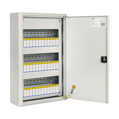 Фотография Щит распред. навесной ЩРН-36 пласт. замок (480х300х120) IP31 EKF PROxima, артикул mb21-36n