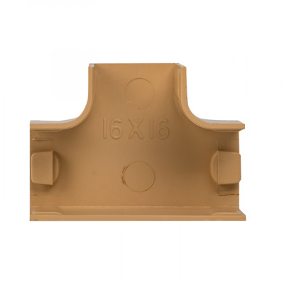 Фотография Угол T-образный (16х16) (4 шт) светлое дерево EKF-Plast, артикул tchl-16-16x4