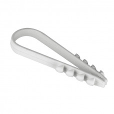 Дюбель-хомут для круглого кабеля (19-25мм) белый (100шт.) EKF PROxima