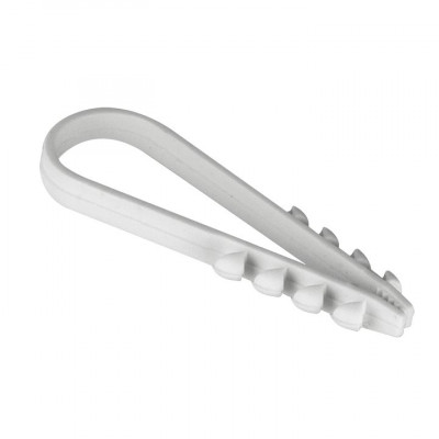 Фотография Дюбель-хомут для круглого кабеля (19-25мм) белый (100шт.) EKF PROxima, артикул plc-ncc-19x25w