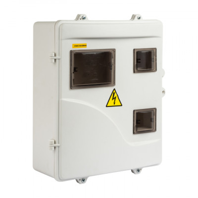 Фотография ЩУРн-П 3/7 с КМПН (370х325х105) IP55 EKF Basic, артикул pb-3/7-55-bas