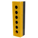 Фотография Корпус КП106 пластиковый 6 кнопок желтый EKF PROxima, артикул cpb-106-o
