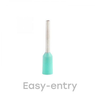 Фотография Наконечник штыревой втулочный  НШвИ 0,34-8 (50шт.) EKF, артикул nhvi-0.34-8