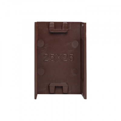 Фотография Соединитель (25х25) (4 шт) темное дерево EKF-Plast, артикул cond-25-25x4