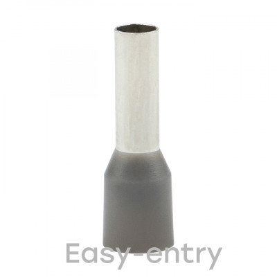 Фотография Наконечник штыревой втулочный изолированный  НШвИ 4,0-9 (50шт.) EKF PROxima, артикул nhvi-4.0-9