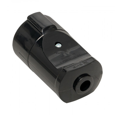 Фотография Штепсельное гнездо с/з черное 16А 250 В EKF Proxima EKF, артикул ASG16-30-r