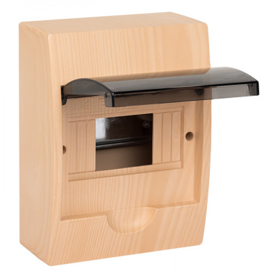 Фотография Щит распределительный навесной ЩРН-П- 6 светлое дерево IP41 EKF PROxima, артикул pb40-n-6-light