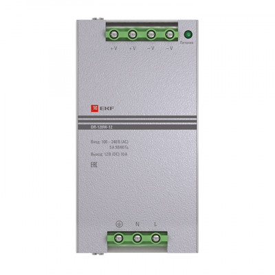 Фотография Блок питания 12В DR-120W-12 EKF PROxima, артикул dr-120w-12