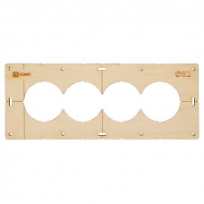 Шаблон для подрозетников c 4 отв. диам. 82 мм EKF Expert