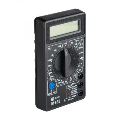 Фотография Мультиметр цифровой M838 EKF Master, артикул In-180701-bm838