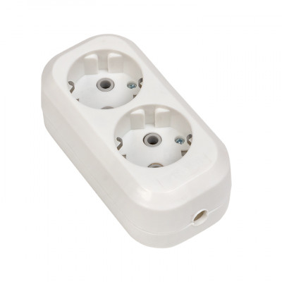 Фотография Колодка 2 гн. 16А 3,5кВт с/з Эксперт EKF PROxima, артикул AKB16-2