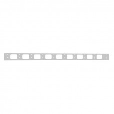 Органайзер кабельный вертикальный для стойки внешний с окнами, ширина 95мм 38U серия EKF PROxima