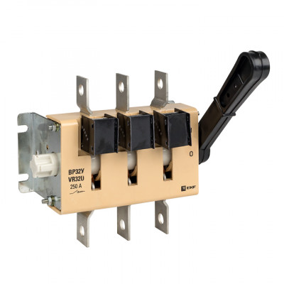 Фотография Выключатель-разъединитель ВР32У-35А31220 250А 1 направ. с д/г камерами несъемная левая/правая рукоятка MAXima EKF PROxima, артикул uvr32-35a31220