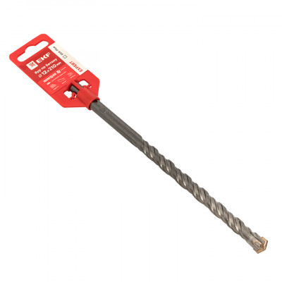 Фотография Бур по бетону SDS-plus 12х210 мм (4 резца)(4S спираль) EKF Expert, артикул db-12-210-4x4